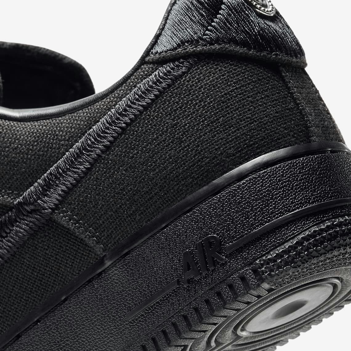 Stüssy x Nike Air Force 1 Low "Triple Black"