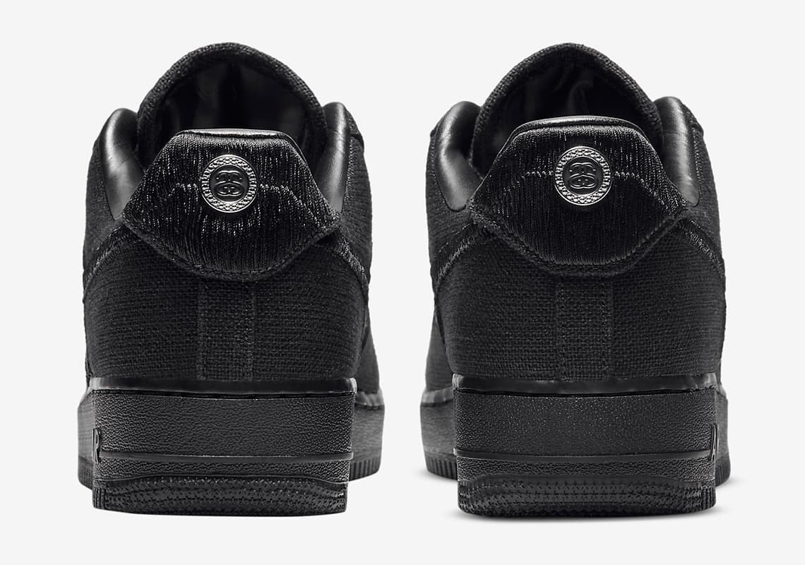 Stüssy x Nike Air Force 1 Low "Triple Black"