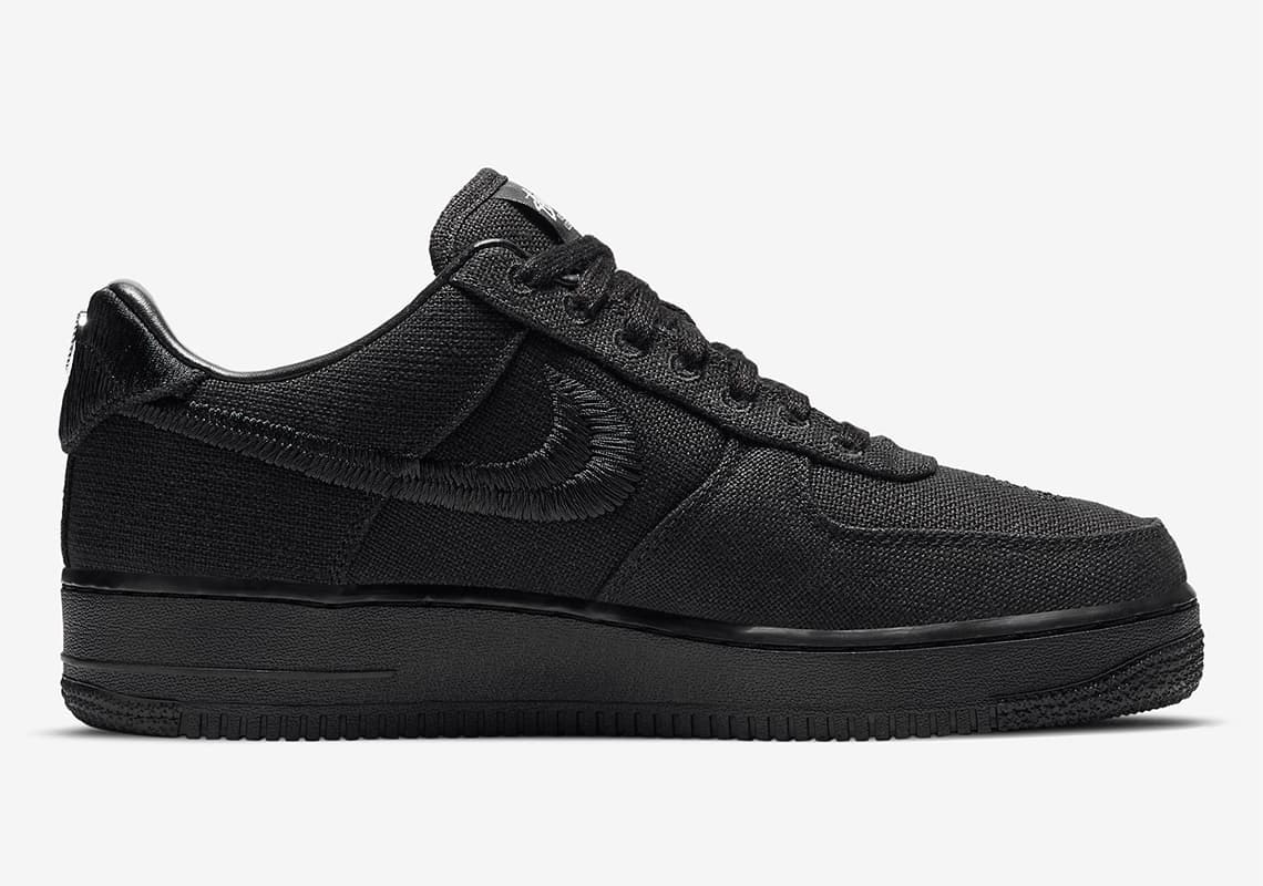 Stüssy x Nike Air Force 1 Low "Triple Black"