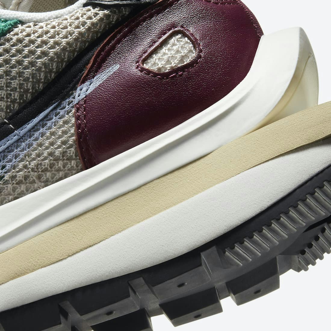 Sacai x Nike VaporWaffle "Villain Red"