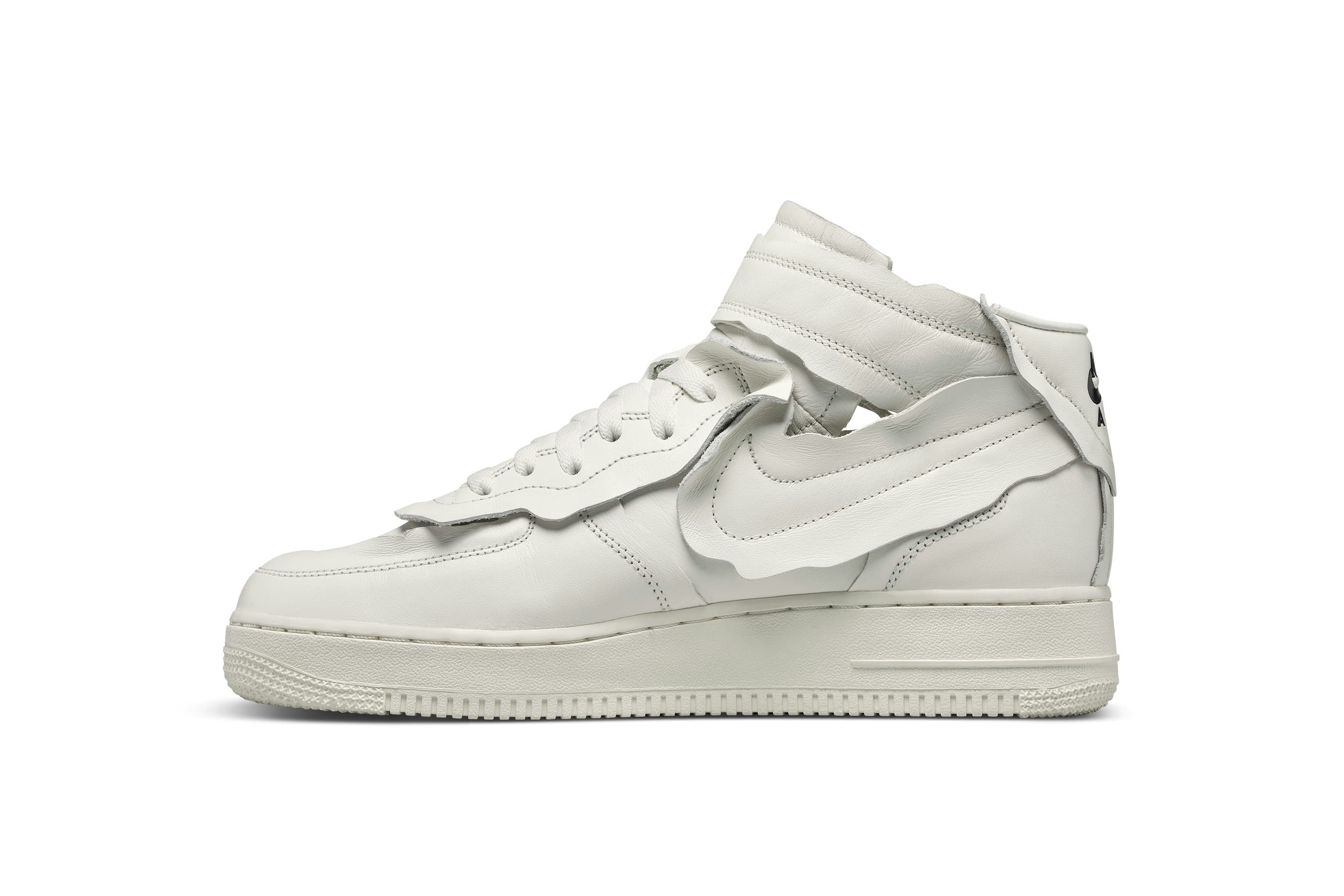 Comme des Garçons x Nike Air Force 1 Mid (White)