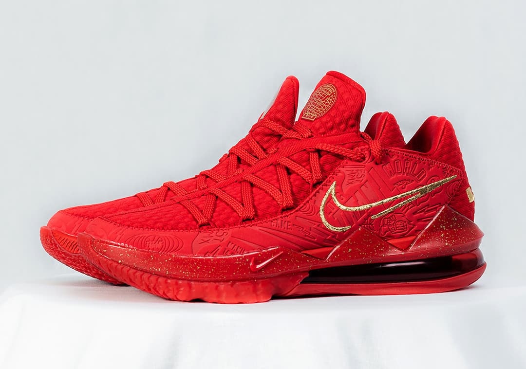 Nike Lebron 17 Low PH "University Red"