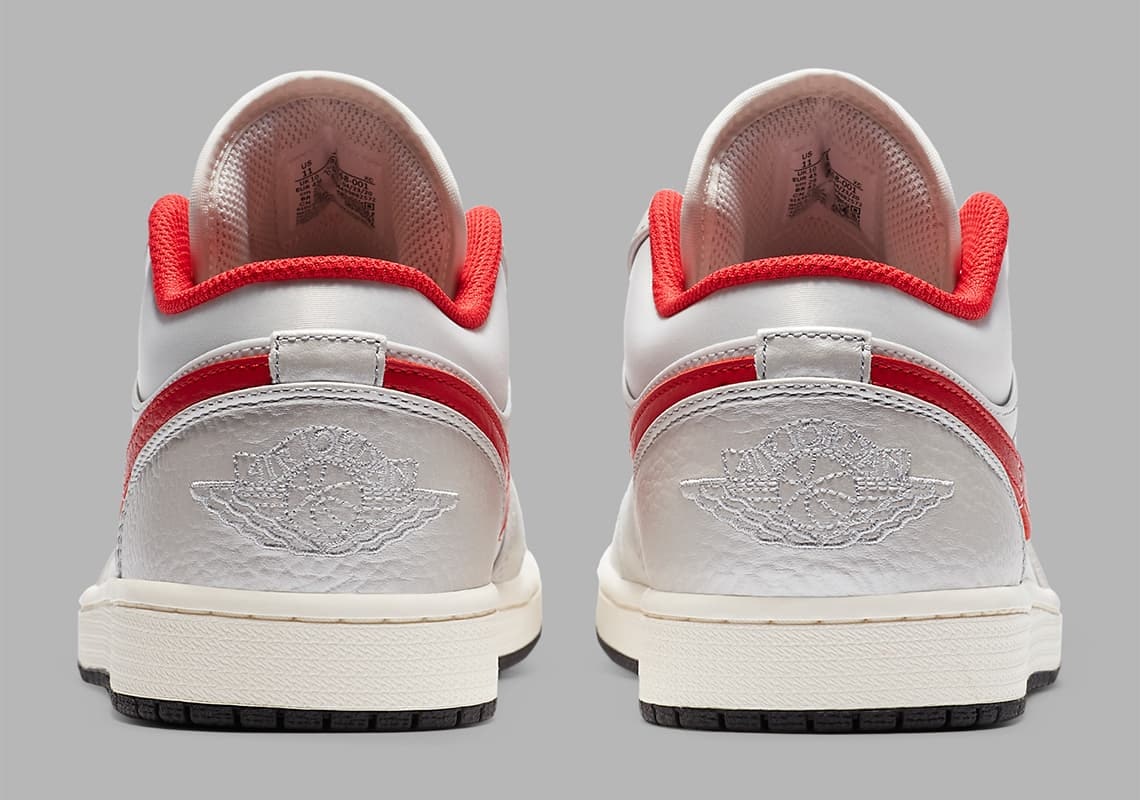 Air Jordan 1 Low "Night Track" (Red/White)