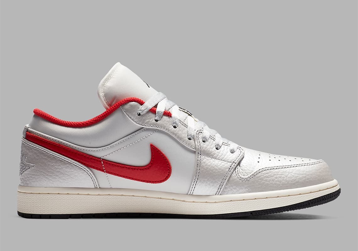 Air Jordan 1 Low "Night Track" (Red/White)