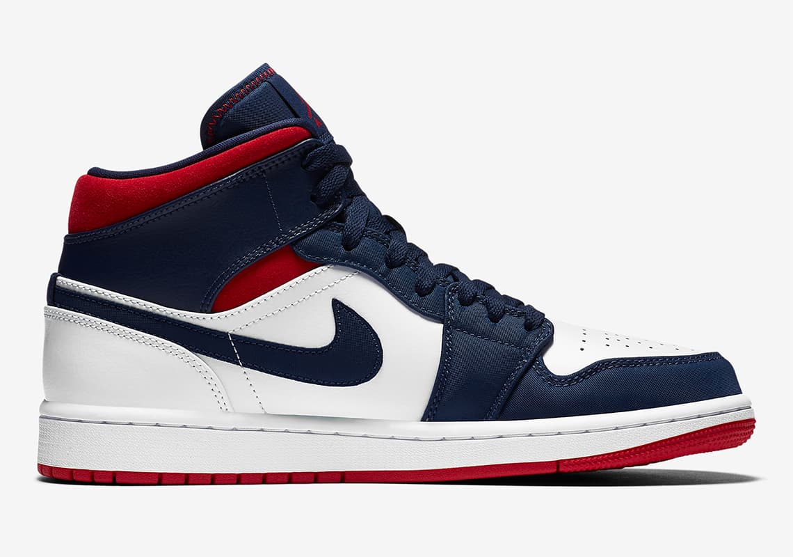 jordan ones red and blue