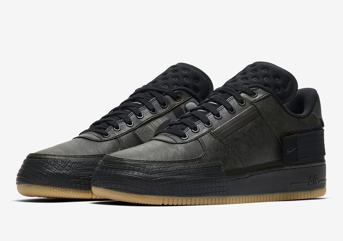 Nike Air Force 1 Type “Black Gum”