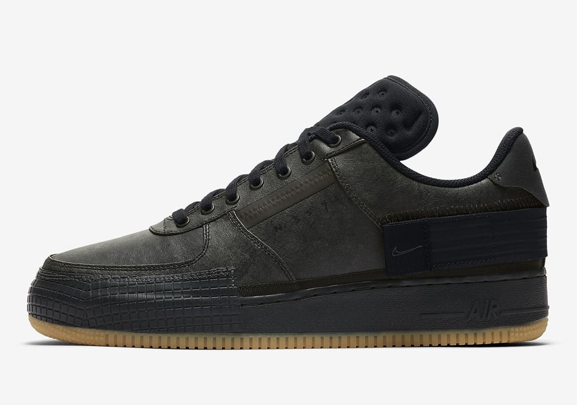 Nike Air Force 1 Type “Black Gum”