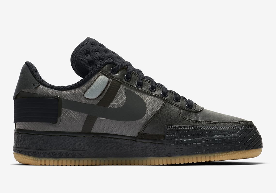 Nike Air Force 1 Type “Black Gum”