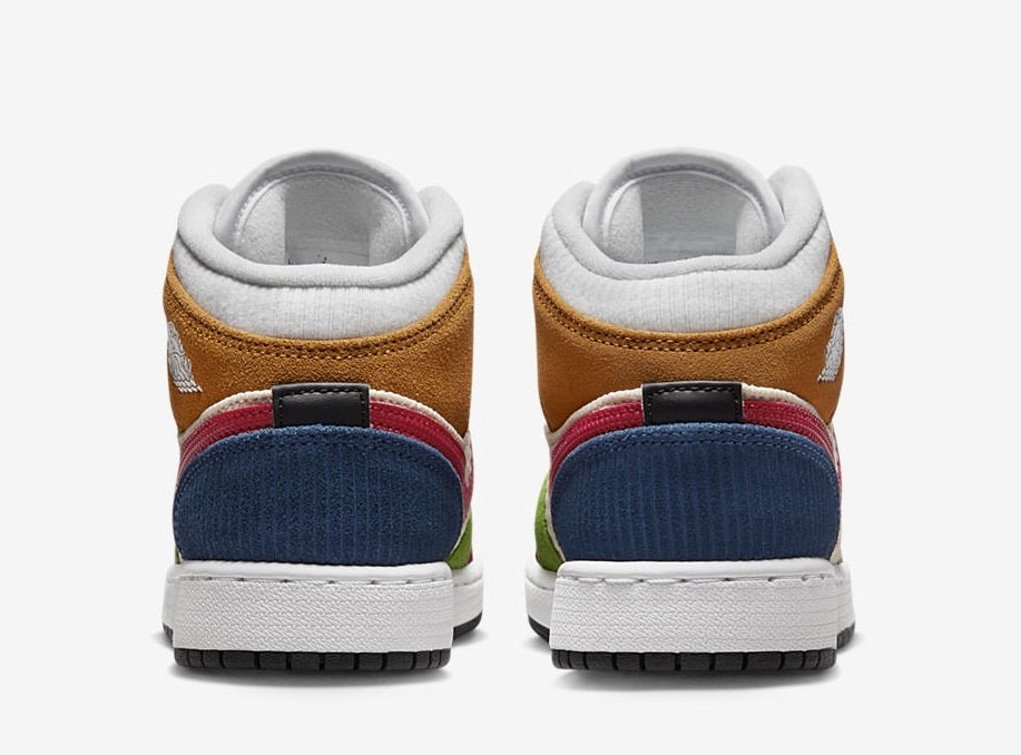 Air Jordan 1 Mid GS "Multi Patchwork"