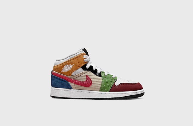 Air Jordan 1 Mid GS "Multi Patchwork" Air Jordan 1 Mid GS "Multi Patchwork"
