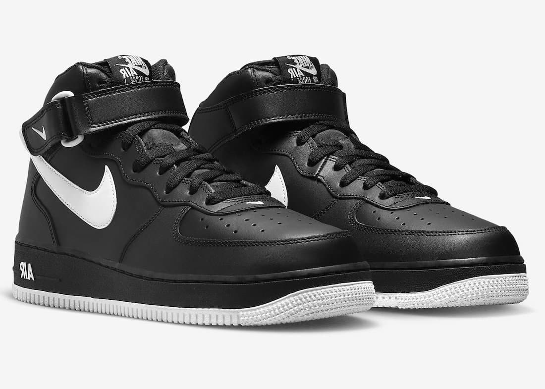 Nike Air Force 1 Mid "Black/White"