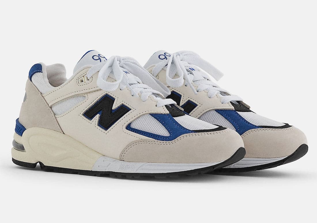 Teddy Santis x New Balance 990v2 "Made in USA" (White/Blue)