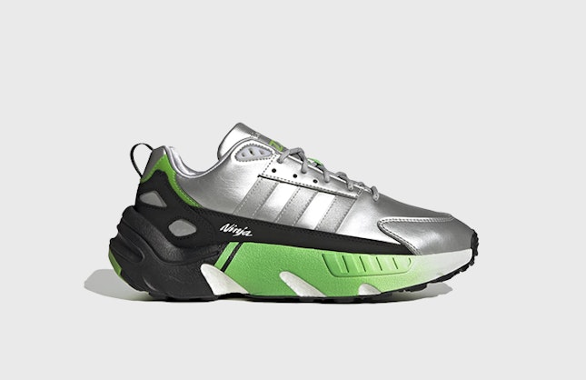 Kawasaki x adidas ZX22 "Silver Metallic"