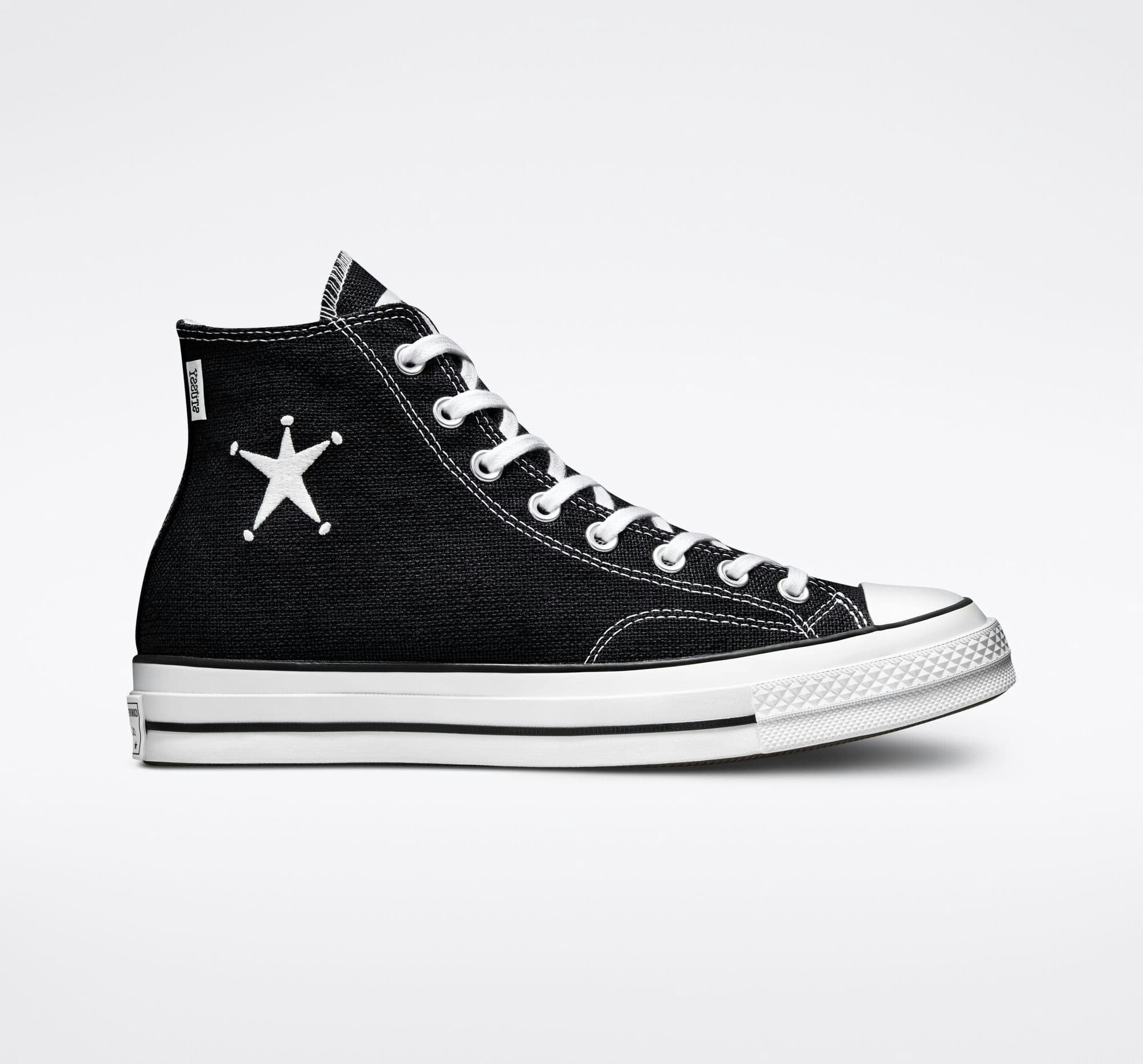 Stüssy x Converse Chuck 70 "Black Cord"