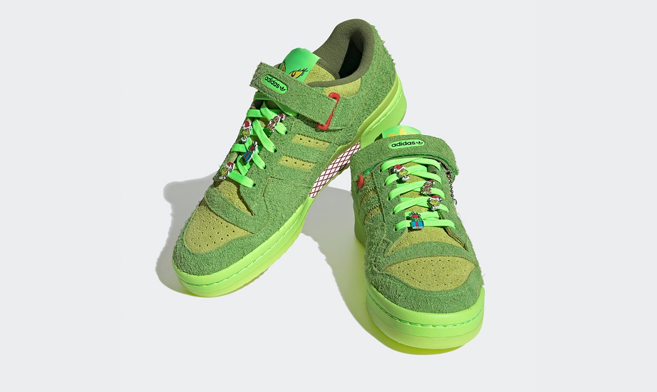 The Grinch x adidas Forum Low "Stole Christmas"