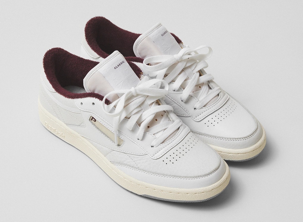 Packer x Reebok Club C 85 "Cream Burgundy"