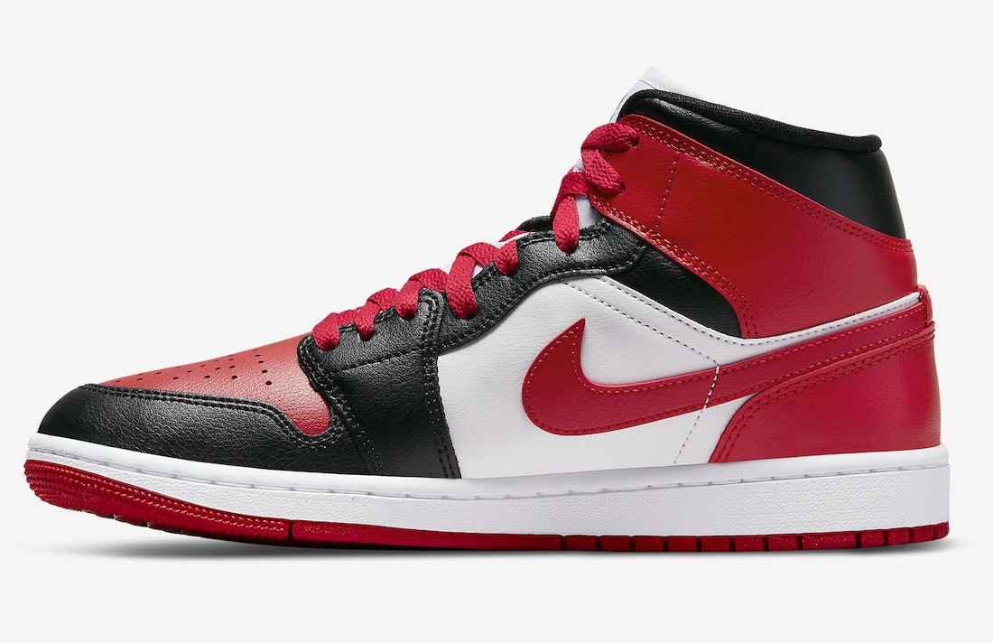 Air Jordan 1 Mid "Bred Toe"