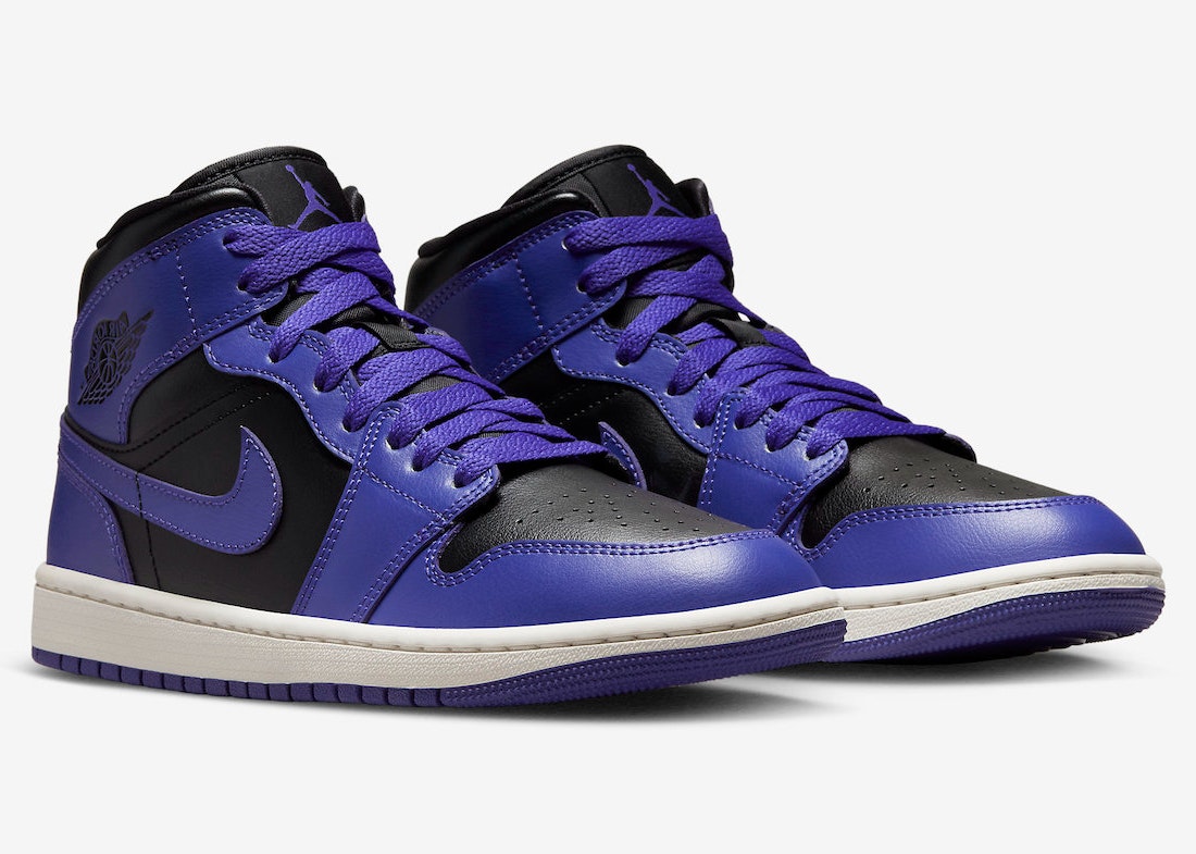 Air Jordan 1 Mid "Purple/Black"