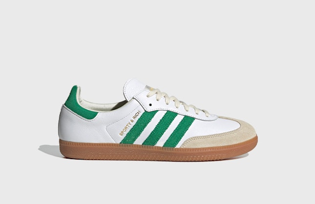 Sporty & Rich x adidas Samba OG "Cloud White"