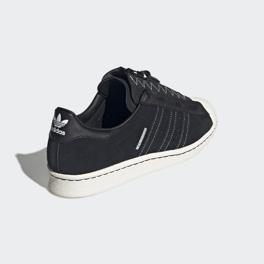 Neighborhood x adidas Superstar 80s "Core Black"