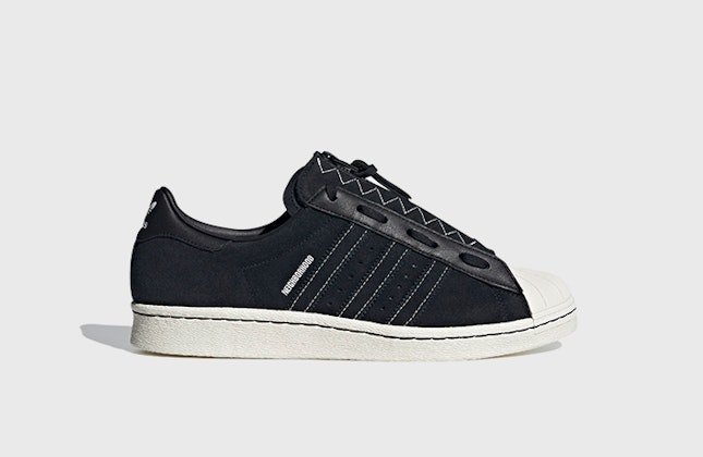 Neighborhood x adidas Superstar 80s "Core Black"