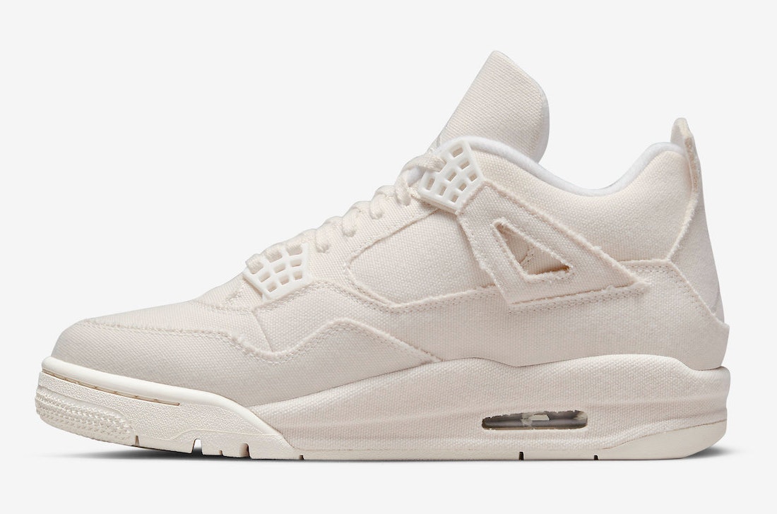 Air Jordan 4 Retro "Sail Canvas"