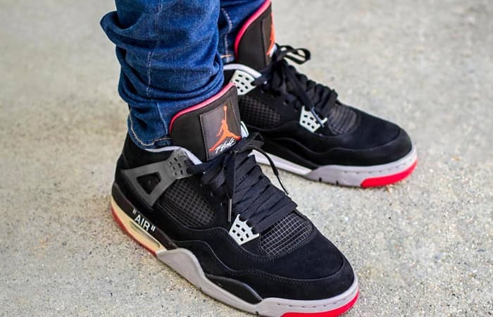 Off White x Air Jordan 4 "Bred" Sample