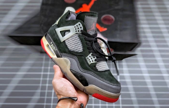 Off White x Air Jordan 4 "Bred" Sample