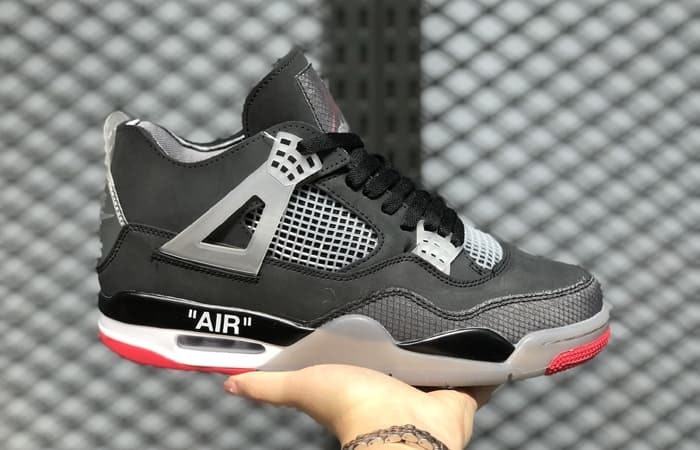 Off White x Air Jordan 4 "Bred" Sample