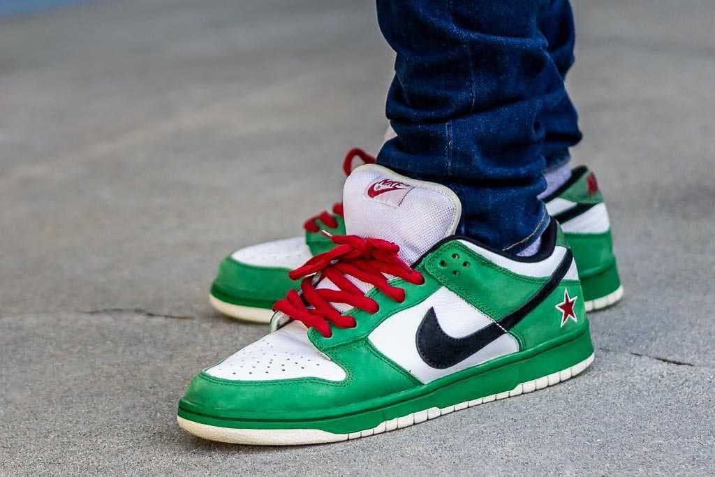 Sb dunk low heineken sales
