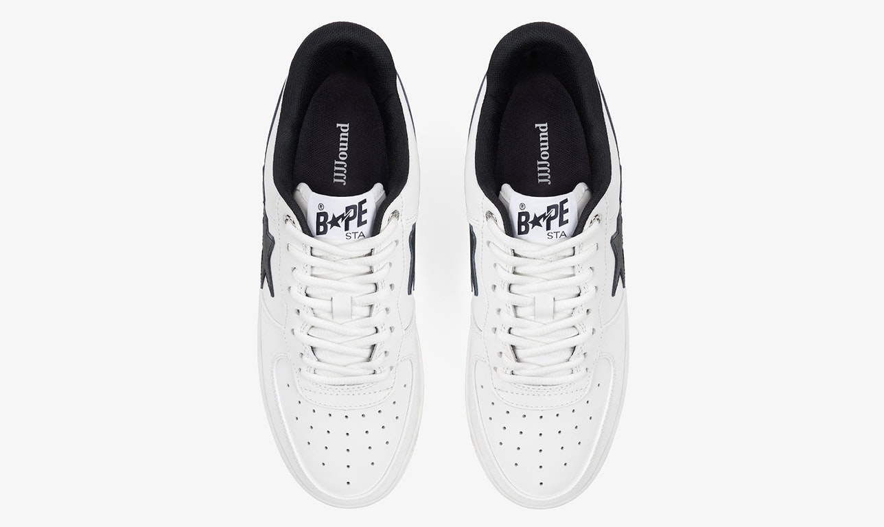JJJJound x BAPE Bape Sta Low "White/Black"