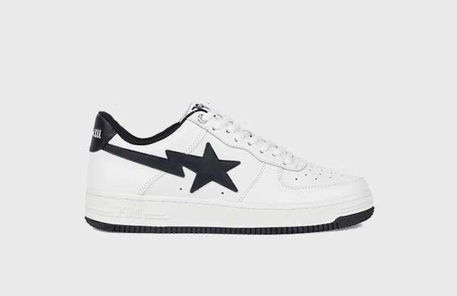 JJJJound x BAPE Bape Sta Low "White/Black"