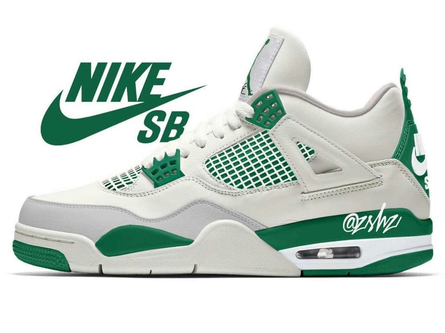 Nike SB x Air Jordan 4 "Pine Green"