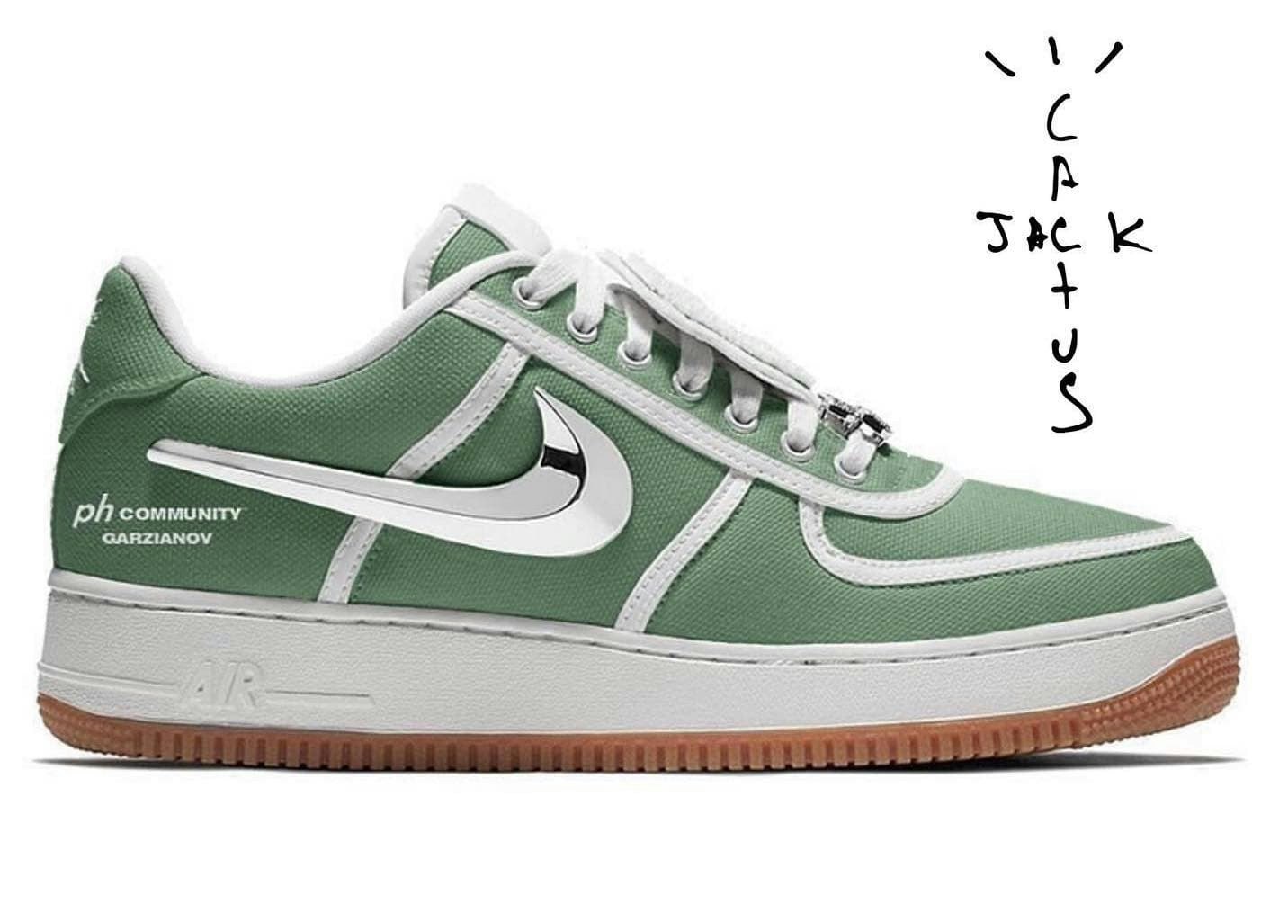 Travis Scott x Nike Air Force 1 "Olive Green"