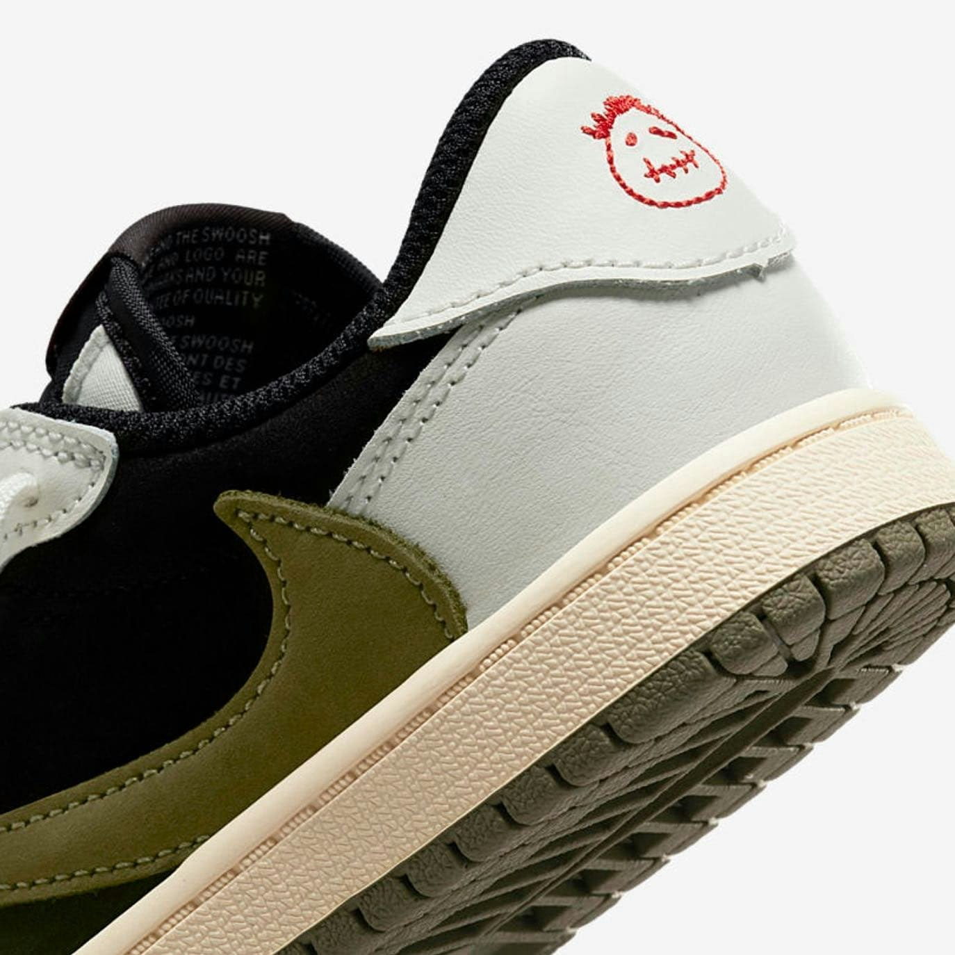 Wie bekomme ich die Travis Scott x Air Jordan 1 Low "Olive"?