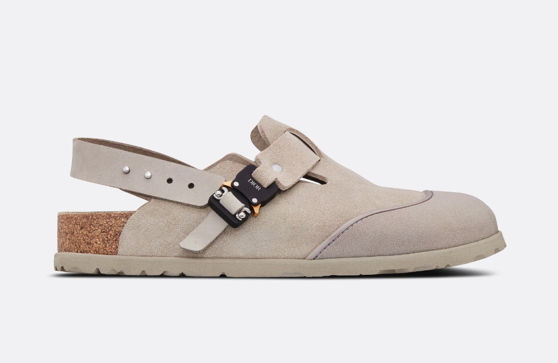 Dior x Birkenstock Tokio Mule "Greige"