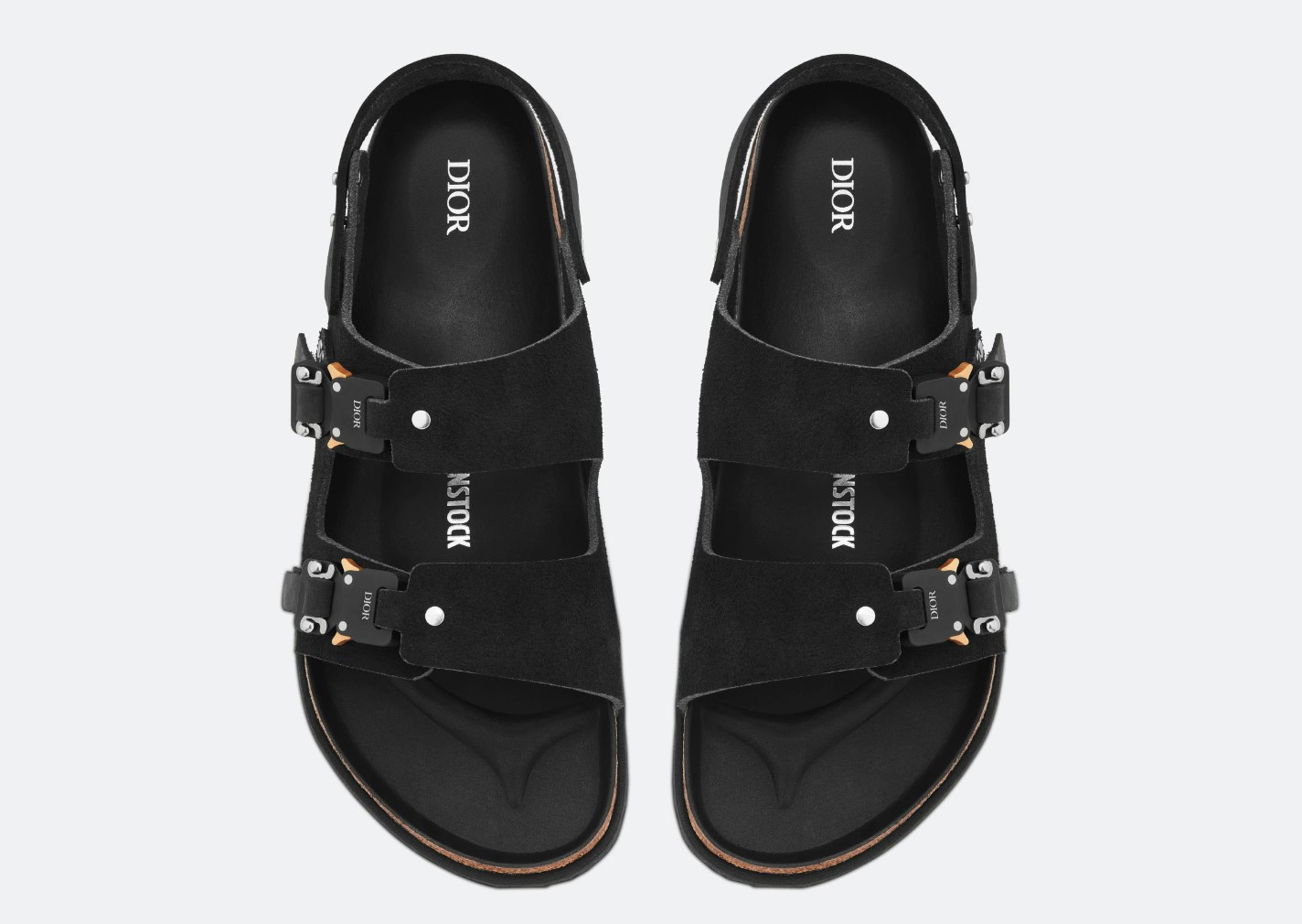 Dior x Birkenstock Milano Sandal "Black"