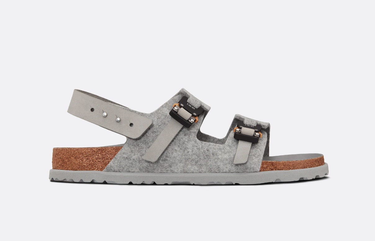 Dior x Birkenstock Milano Sandal "Grey"