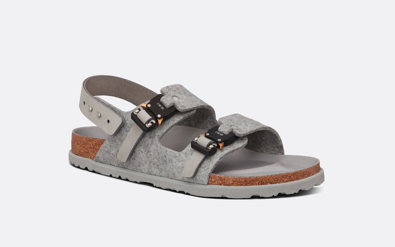 Dior x Birkenstock Milano Sandal "Grey"