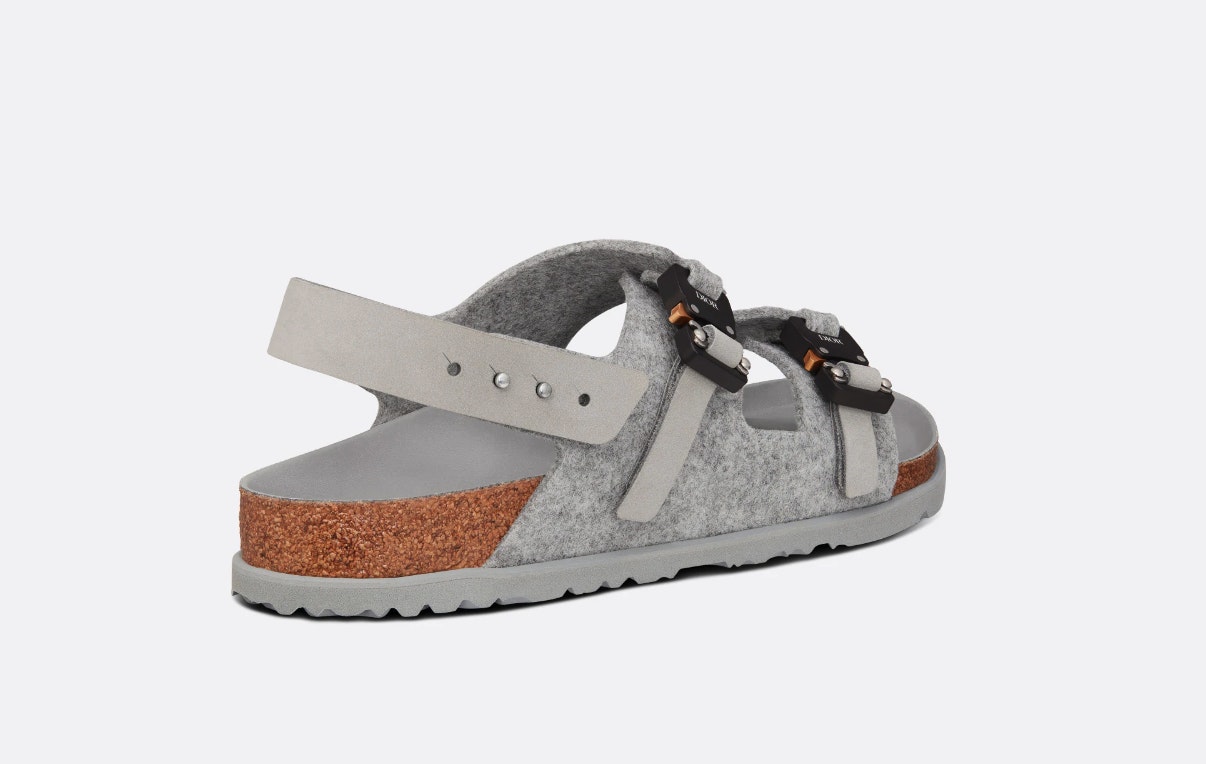 Dior x Birkenstock Milano Sandal "Grey"