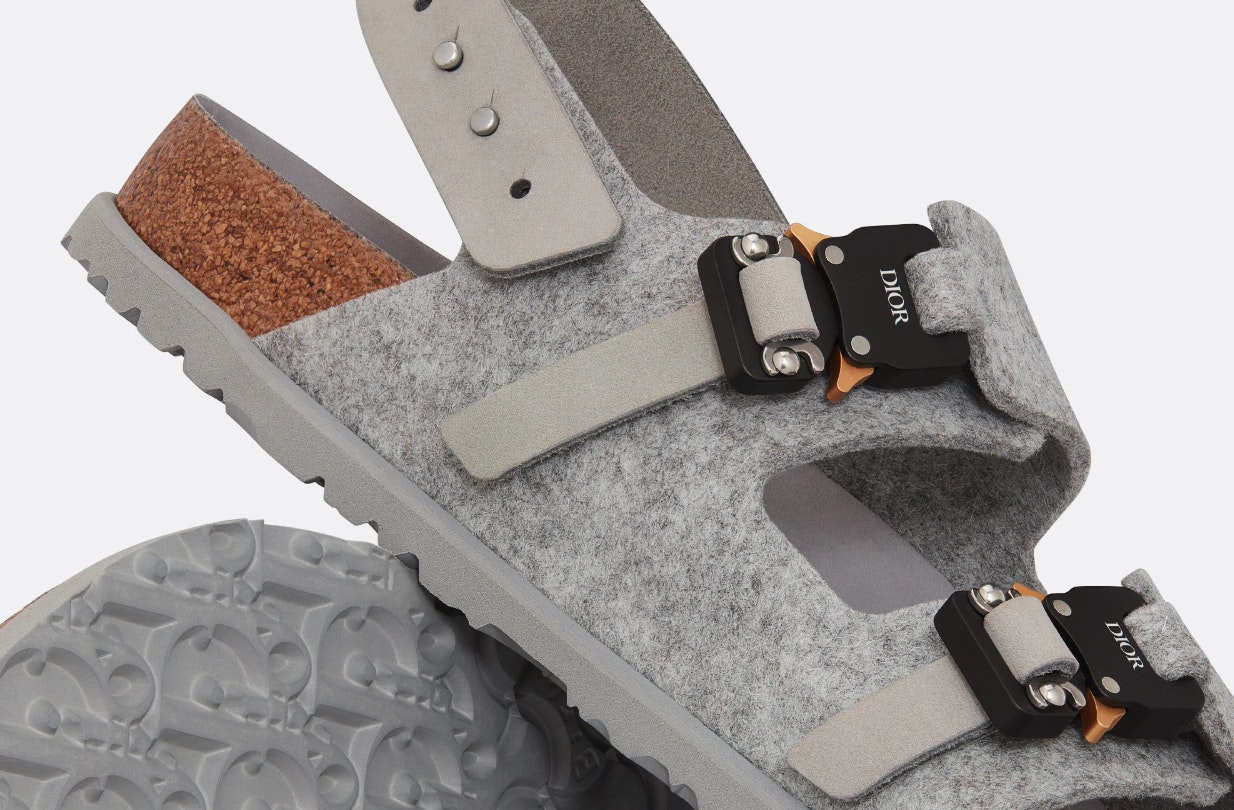 Dior x Birkenstock Milano Sandal "Grey"