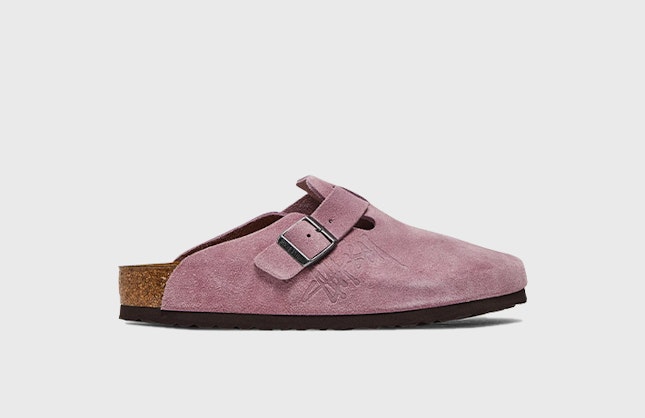 Stüssy x Birkenstock Boston Clog "Dusty Pink"