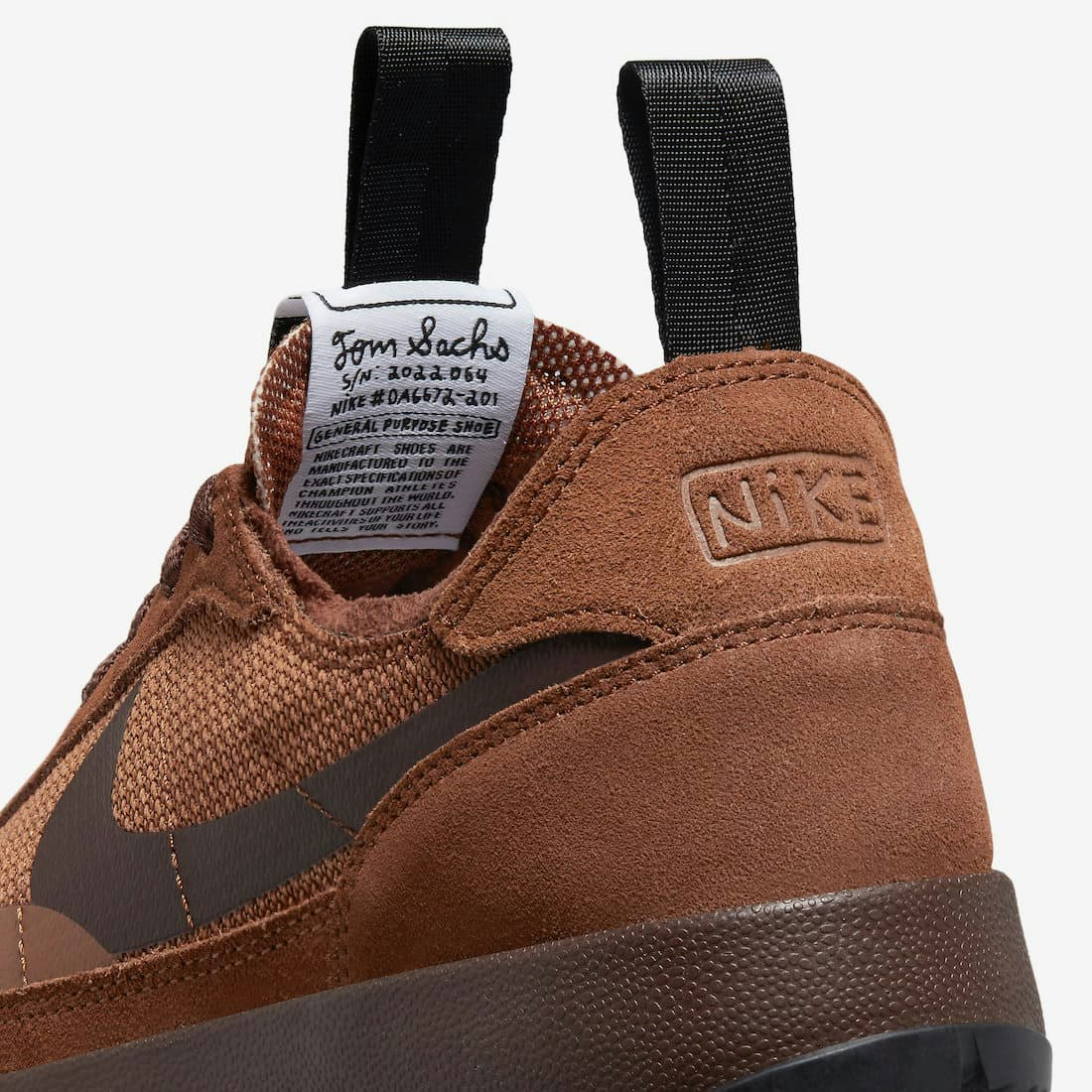 Tom Sachs x Nikecraft GENERAL PURPOSE SHOE "Field Brown"