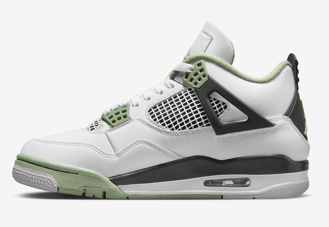 Air Jordan 4 Retro "Oil Green" (Seafoam)