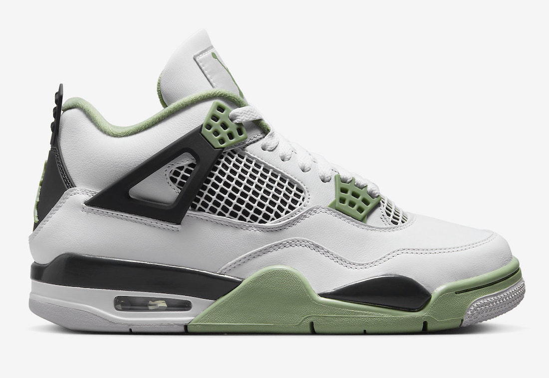 Air Jordan 4 Retro "Oil Green" (Seafoam)