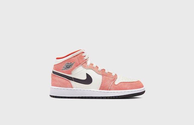Air Jordan 1 Mid GS "Orange Suede"