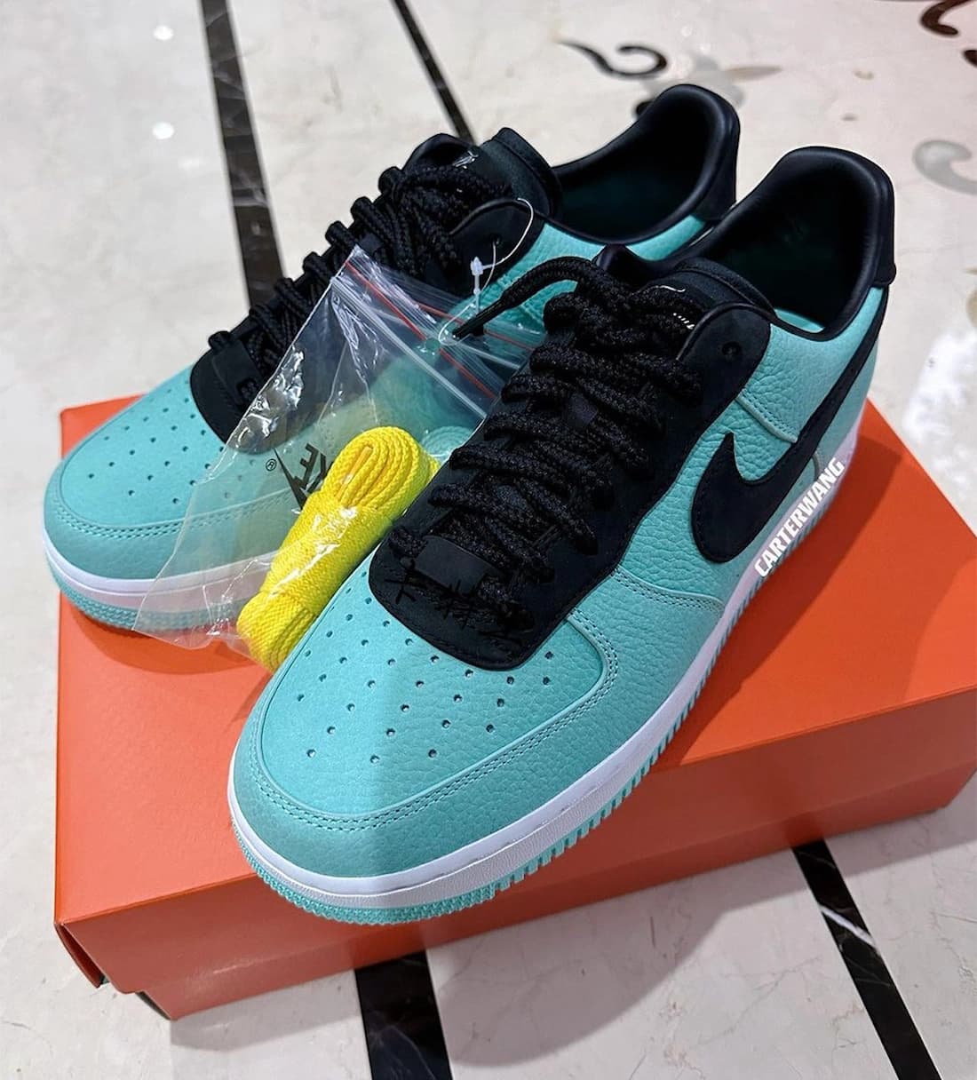 Tiffany Co. x Air Force 1 1837 Sample HEAT MVMNT