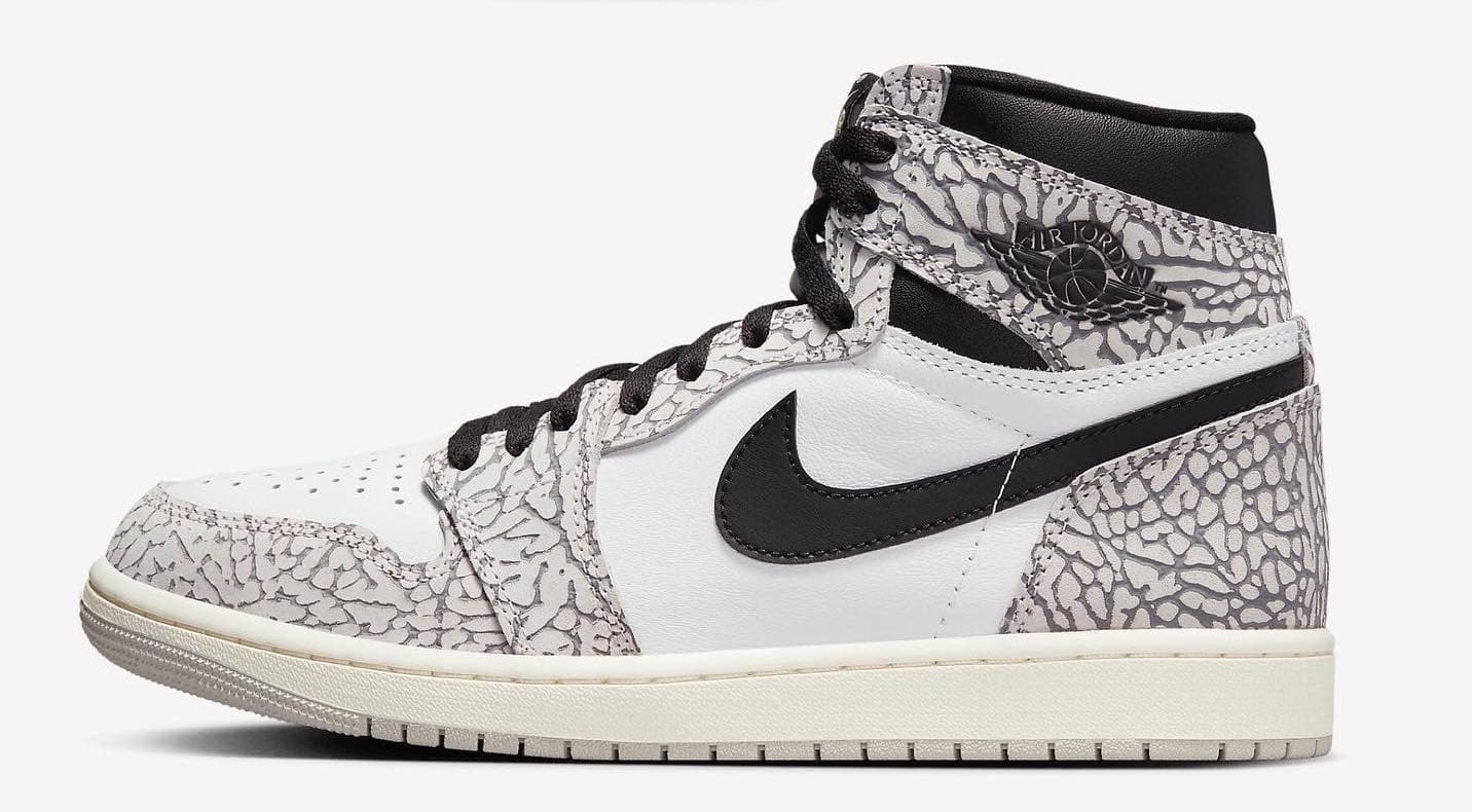 Air Jordan 1 High OG "White Cement" 