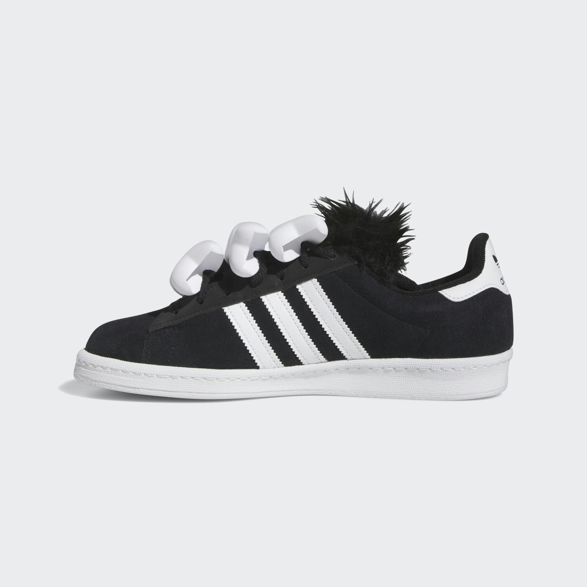 Jeremy Scott x adidas Campus 80 "Bones" (Black)