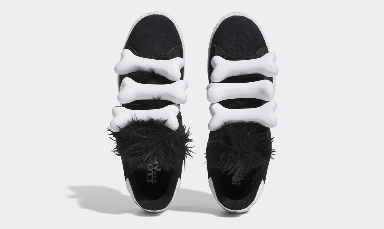 Jeremy Scott x adidas Campus 80 "Bones" (Black)